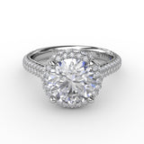 14Kt White Gold Bridal Engagement Rings