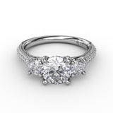 18Kt White Gold Bridal Engagement Rings