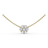 Floral Diamond Necklace