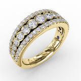 18Kt Yellow Gold Diamond Fashion Bands