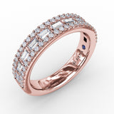 18Kt Rose Gold Diamond Fashion Bands