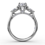 14Kt White Gold Bridal Engagement Rings