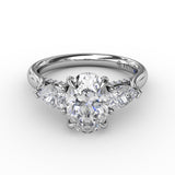 14Kt White Gold Bridal Engagement Rings