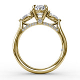 14Kt Yellow Gold Bridal Engagement Rings