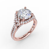 18Kt Rose Gold Bridal Engagement Rings