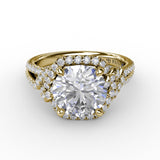 18Kt Yellow Gold Bridal Engagement Rings