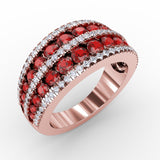 14Kt Rose Gold Color Fashion Fashion Rings