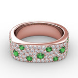 14Kt Rose Gold Color Fashion Fashion Rings