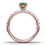 14Kt Rose Gold Color Fashion Rings