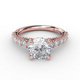 18Kt Rose Gold Bridal Engagement Rings