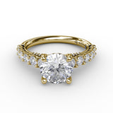 18Kt Yellow Gold Bridal Engagement Rings