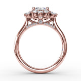 18Kt Rose Gold Bridal Engagement Rings