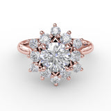 18Kt Rose Gold Bridal Engagement Rings