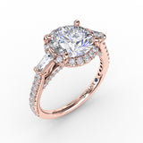 18Kt Rose Gold Bridal Engagement Rings