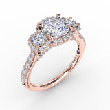 18Kt Rose Gold Bridal Engagement Rings