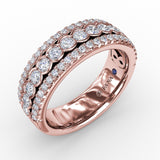 18Kt Rose Gold Diamond Fashion Bands