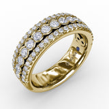 18Kt Yellow Gold Diamond Fashion Bands