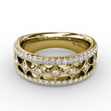 18Kt Yellow Gold Diamond Fashion Bands