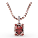 14Kt Rose Gold  Color Fashion Pendants