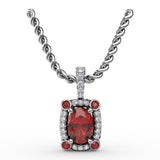 14Kt White Gold  Color Fashion Pendants