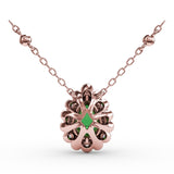 14Kt Rose Gold  Color Fashion Pendants