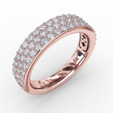 18Kt Rose Gold Diamond Fashion Bands