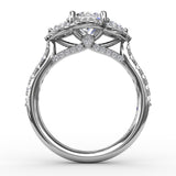 18Kt White Gold Bridal Engagement Rings