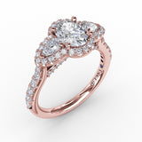 18Kt Rose Gold Bridal Engagement Rings