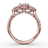 18Kt Rose Gold Bridal Engagement Rings