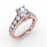 14Kt Rose Gold Bridal Engagement Rings