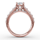 14Kt Rose Gold Bridal Engagement Rings