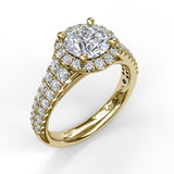 18Kt Yellow Gold Bridal Engagement Rings