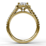 18Kt Yellow Gold Bridal Engagement Rings