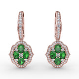 14Kt Rose Gold Color Fashion Earrings