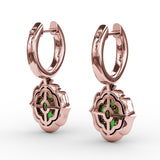 14Kt Rose Gold Color Fashion Earrings