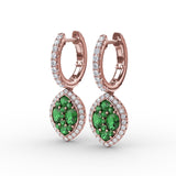 14Kt Rose Gold Color Fashion Earrings