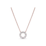 14Kt Rose Gold Diamond Fashion Necklaces