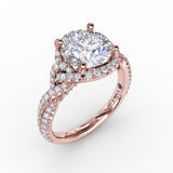 18Kt Rose Gold Bridal Engagement Rings