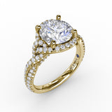 18Kt Yellow Gold Bridal Engagement Rings