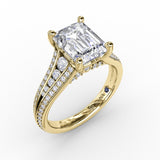 18Kt Yellow Gold Bridal Engagement Rings