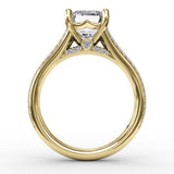 18Kt Yellow Gold Bridal Engagement Rings