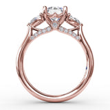 18Kt Rose Gold Bridal Engagement Rings