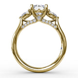 18Kt Yellow Gold Bridal Engagement Rings