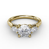 18Kt Yellow Gold Bridal Engagement Rings