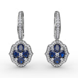 14Kt White Gold Color Fashion Earrings