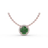 18Kt Rose Gold Color Fashion Pendants