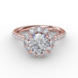 18Kt Rose Gold Bridal Engagement Rings