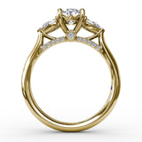 18Kt Yellow Gold Bridal Engagement Rings