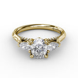 18Kt Yellow Gold Bridal Engagement Rings