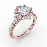 18Kt Rose Gold Bridal Engagement Rings